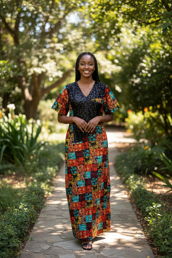 AFRICAN NEW FASHION ELEGANT BOUBOU FOR ALL OCCASIONS FOR WOMEN