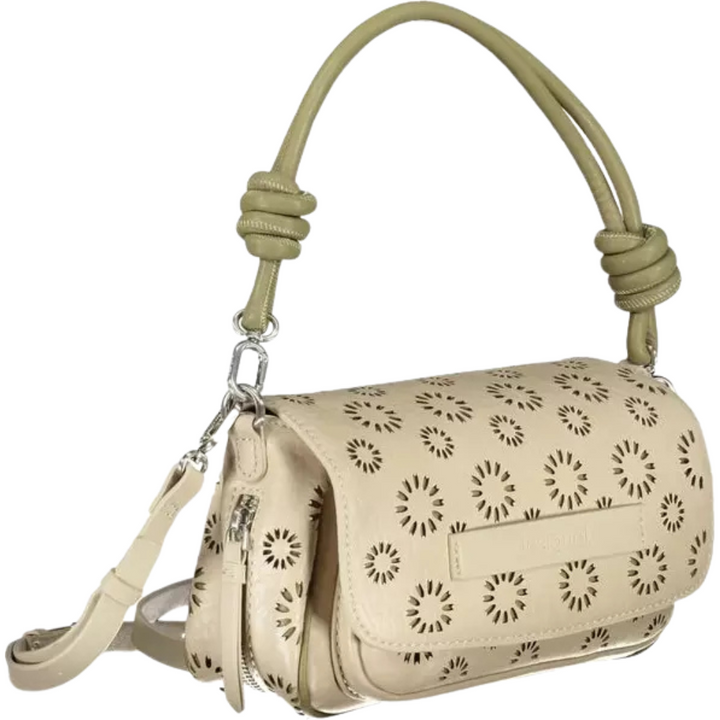 Desigual Beige Polyethylene Handbag SKU DE-28965