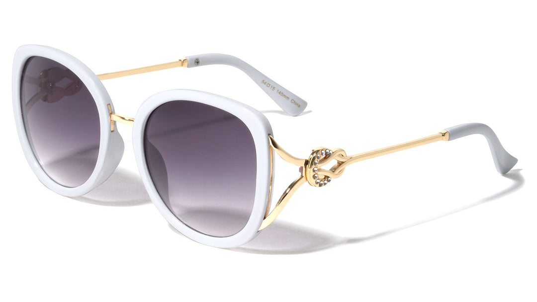 Rhinestone Cat-eye Sunglasses