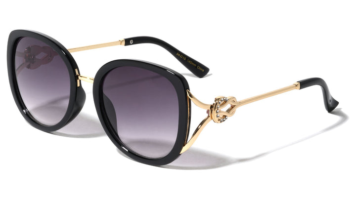 Rhinestone Cat-eye Sunglasses