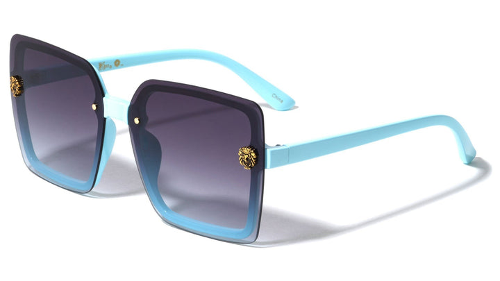 Kleo Rimless Butterfly Sunglasses