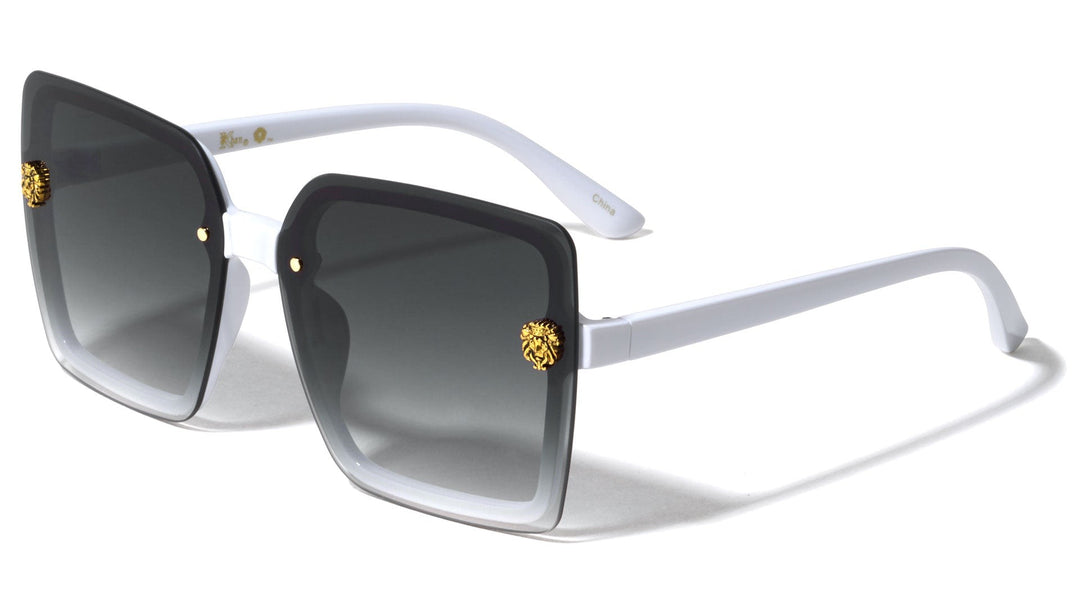 Kleo Rimless Butterfly Sunglasses