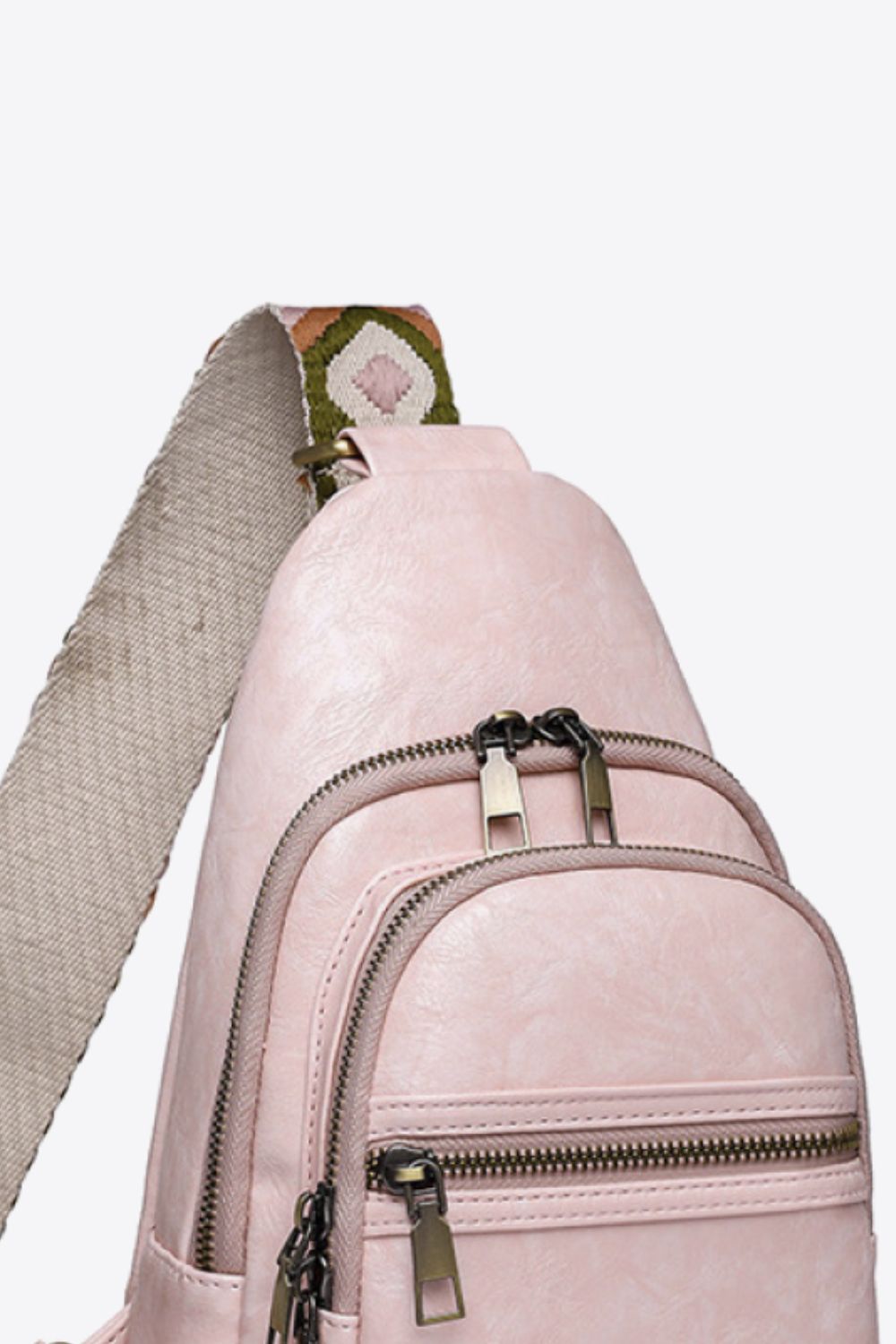 PU Leather Sling Bag