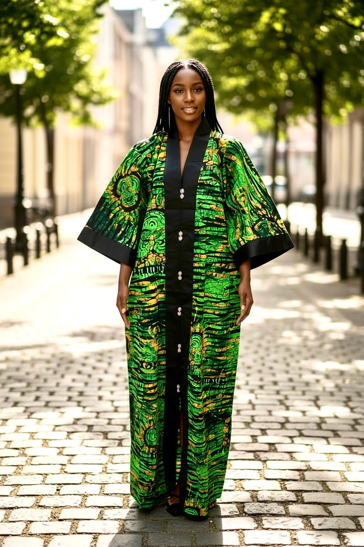 African Traditional Ankara Print African clothing Real Wax Cotton Dress
