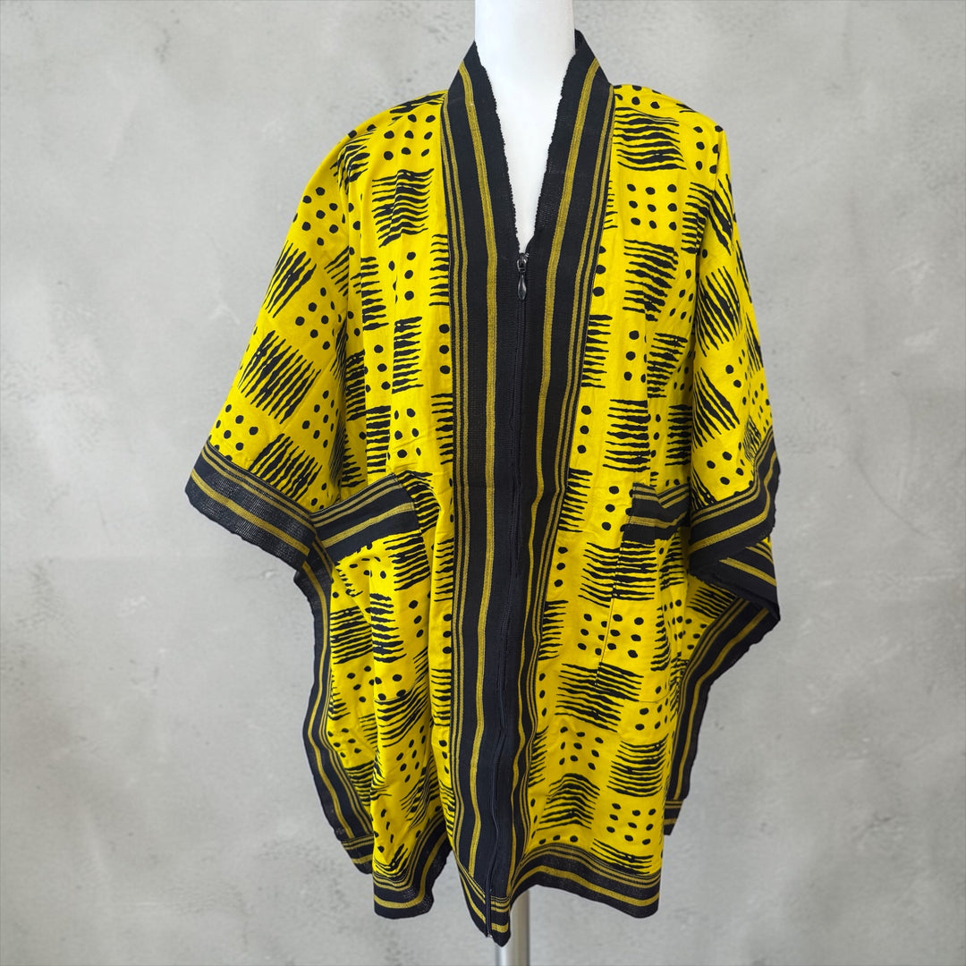 COMBINATION OF ASOOKE AND ANKARA KIMONO