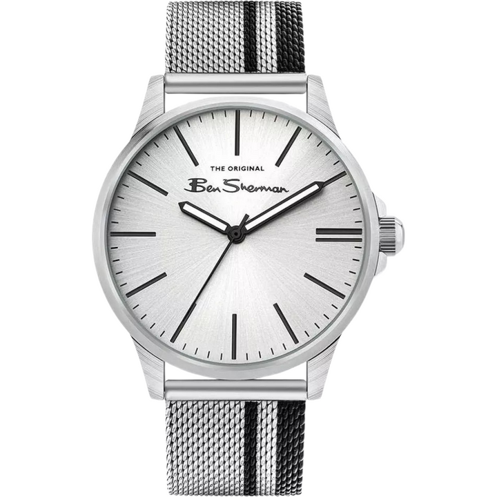 Ben Sherman Gray Stainless Steel Watch SKU BSBS032SMAC