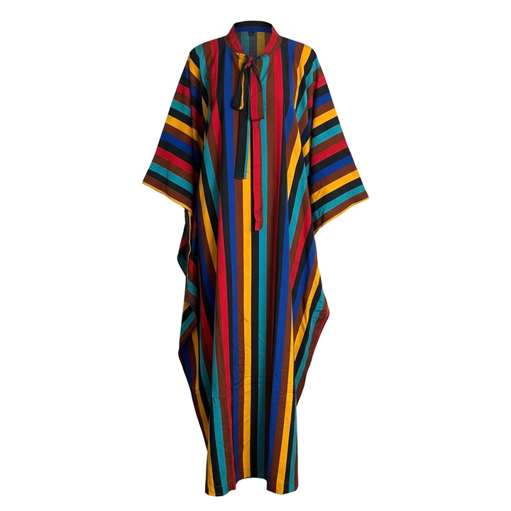 FLOWERED MATERIA KAFTAN FOR WOMEN