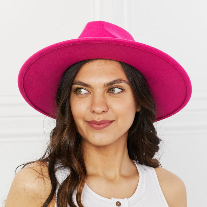 Fame Keep Your Promise Fedora Hat in Pink