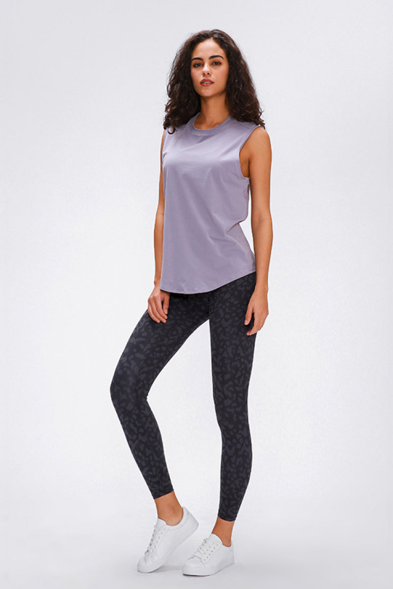 Millennia Wide Seamless Band Waist Sports Leggings