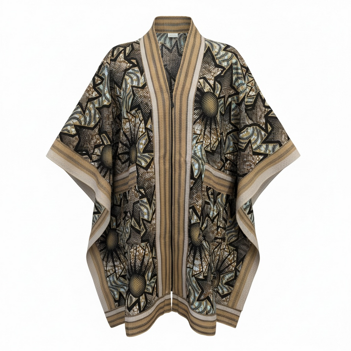 COMBINATION OF ASOOKE AND ANKARA KIMONO