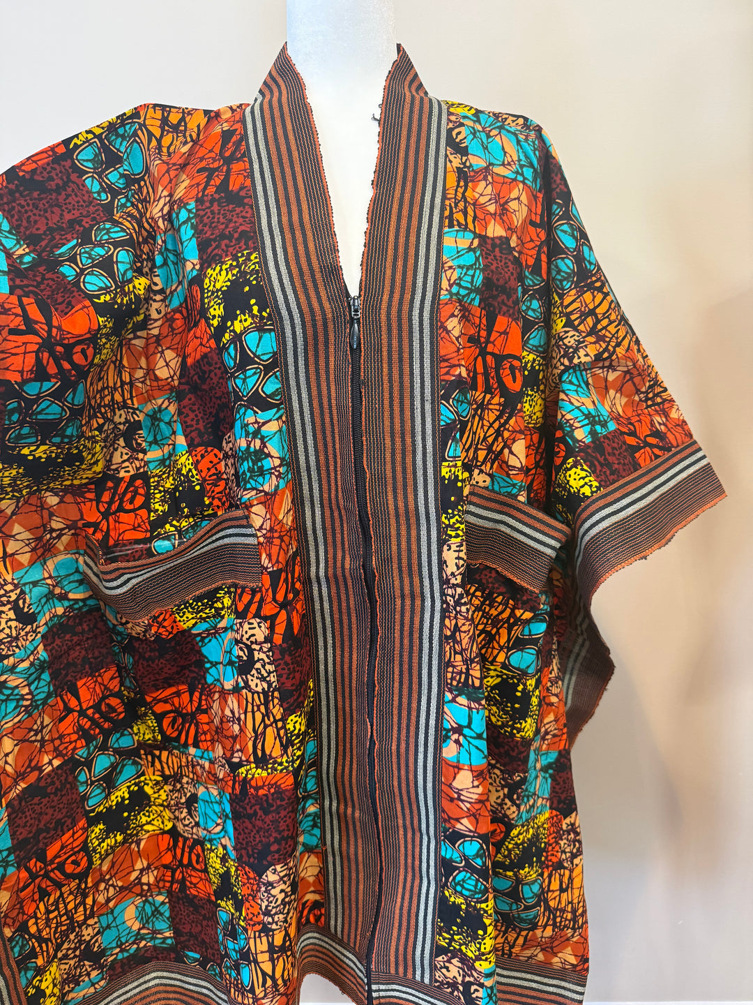 COMBINATION OF ASOOKE AND ANKARA KIMONO