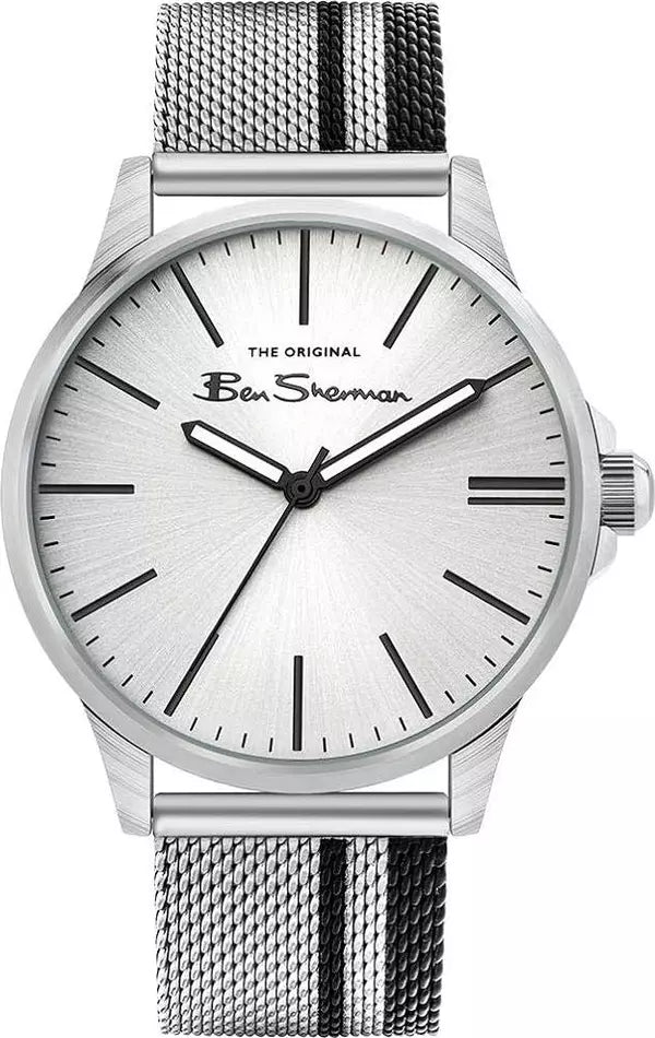 Ben Sherman Gray Stainless Steel Watch SKU BSBS032SMAC