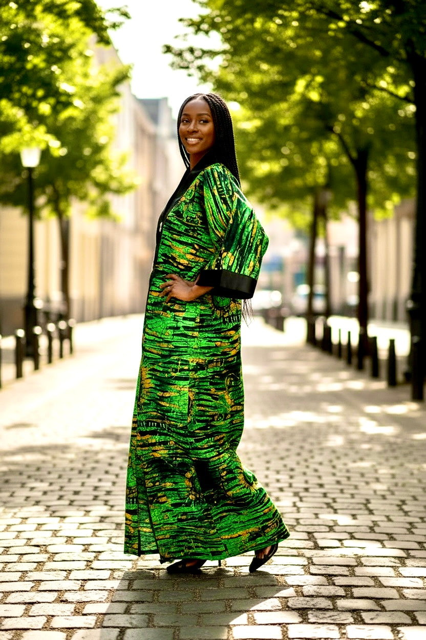 African Traditional Ankara Print African clothing Real Wax Cotton Dress
