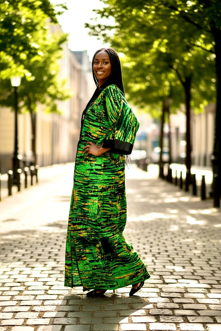 African Traditional Ankara Print African clothing Real Wax Cotton Dress