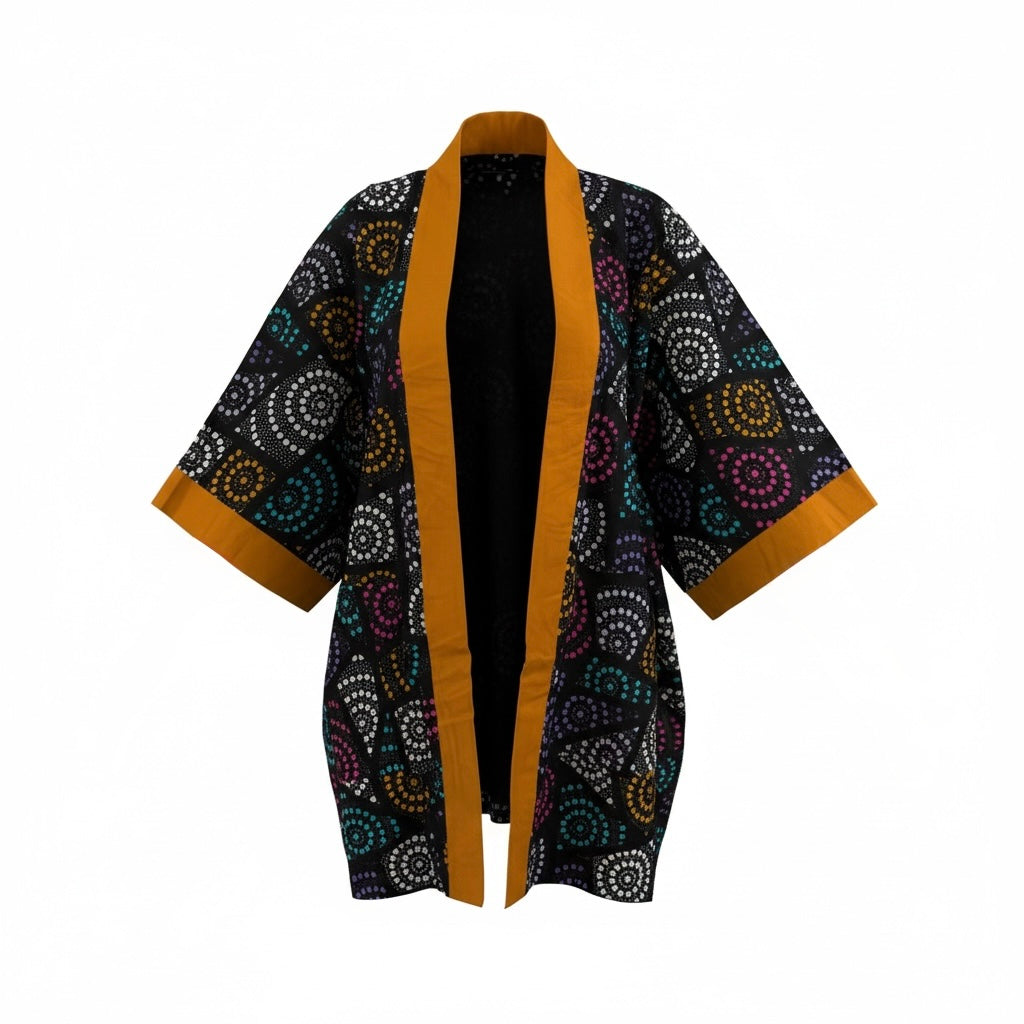 African Ankara Kimono