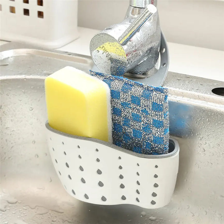 Soap Sponge Drain Sink Rack