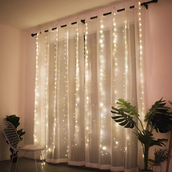 Curtain Garland Christmas Lights