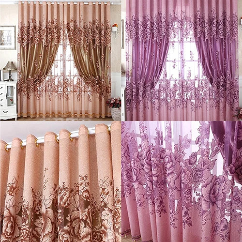 Set of European-style tulle Curtains