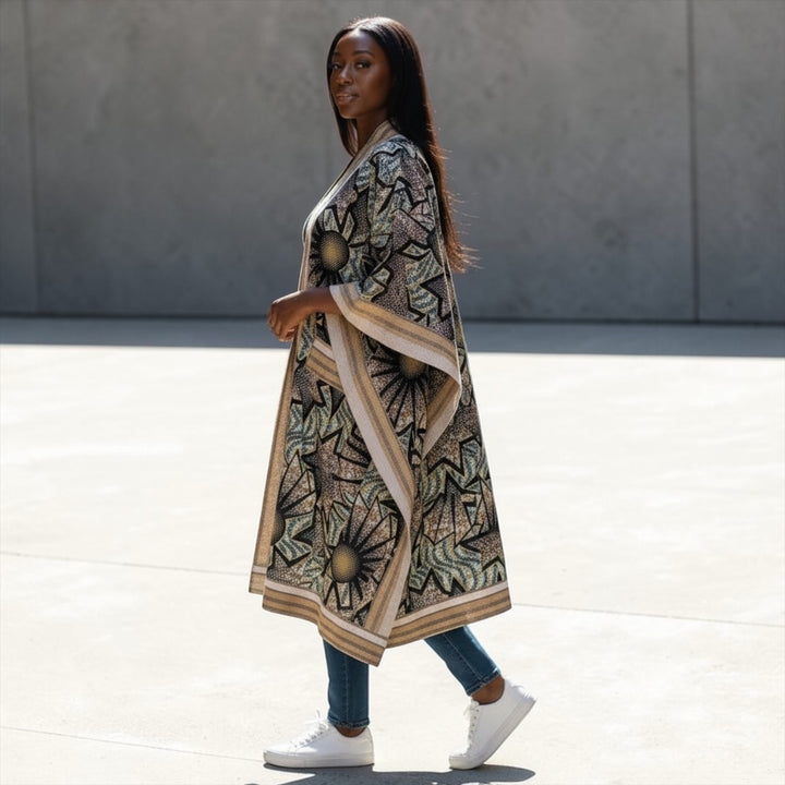 COMBINATION OF ASOOKE AND ANKARA KIMONO