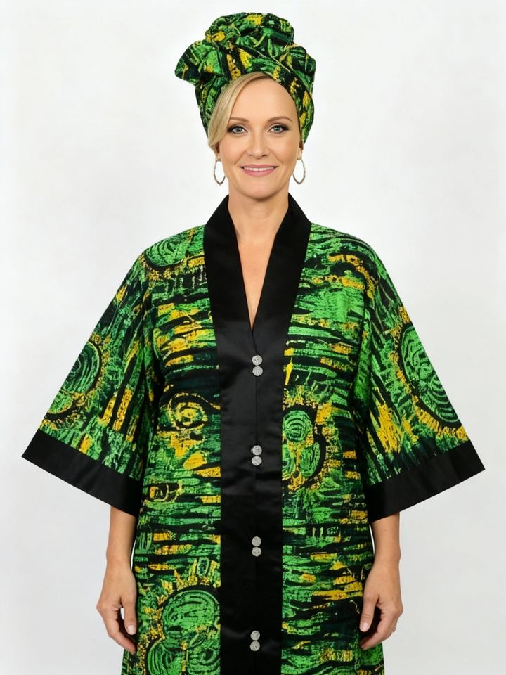 African Traditional Ankara Print African clothing Real Wax Cotton Dress