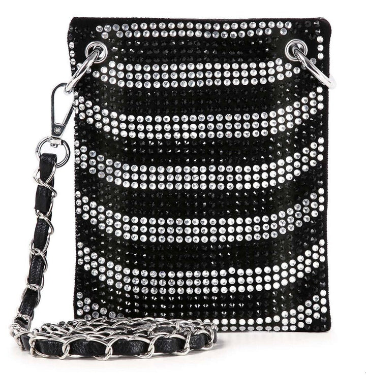 Rhinestone Bling Petite Crossbody Sling