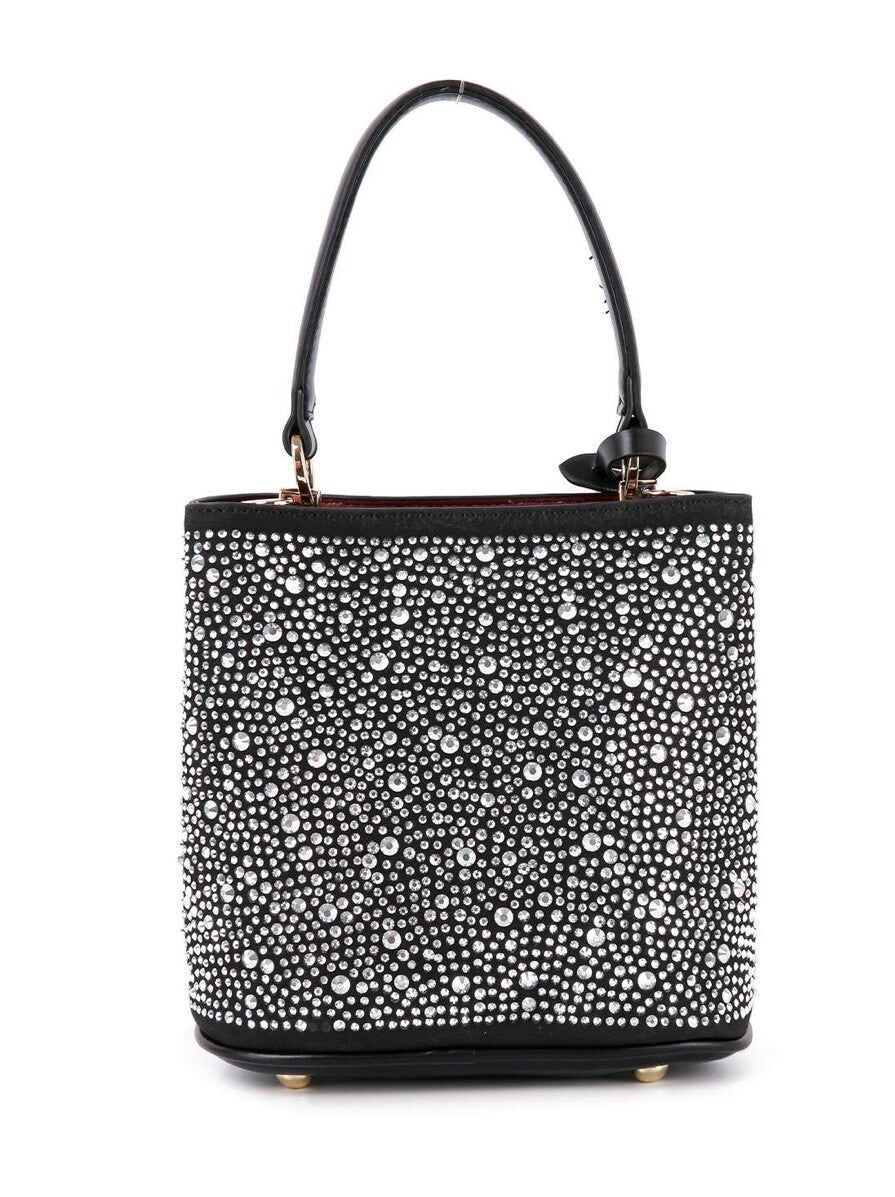 Petite Rhinestone Sparkler Bucket Bag