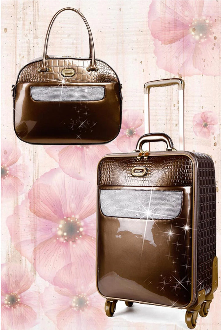 Sleek and Steady Signature 3 Pcs Vegan Luggage Set