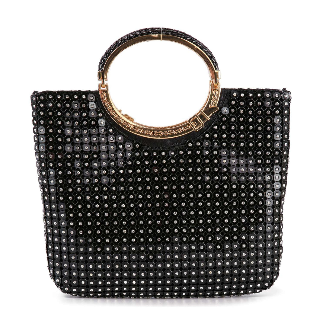 Classic Rhinestone Hand Tote