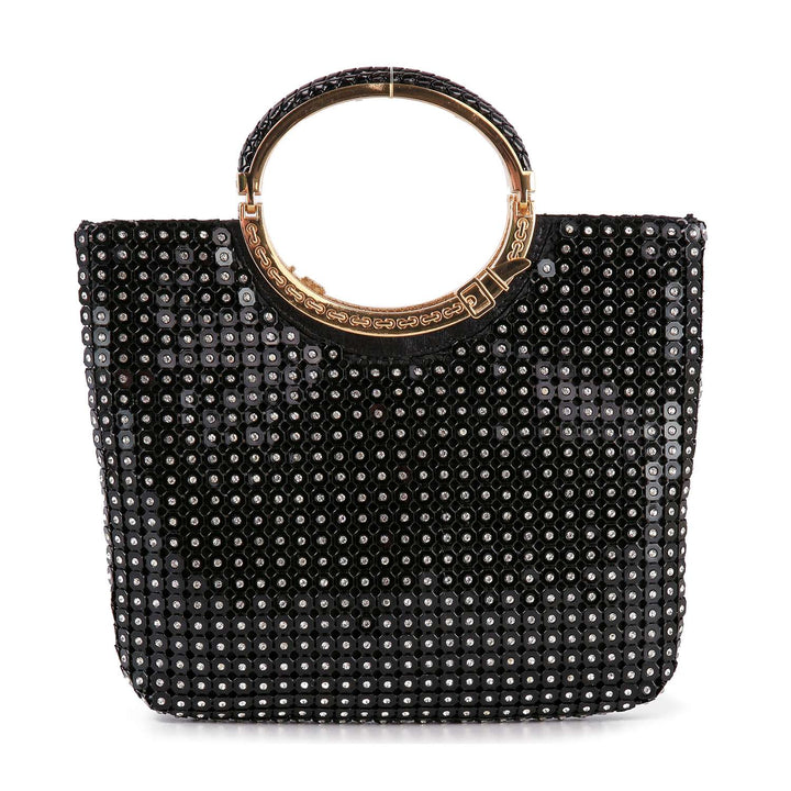 Classic Rhinestone Hand Tote