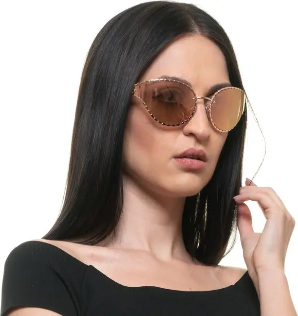 Roberto Cavalli Rose Gold Women Sunglasses