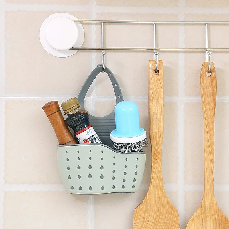 Soap Sponge Drain Sink Rack