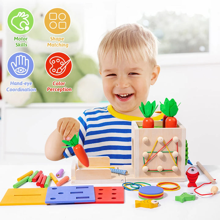 8 In 1 Montessori Wooden Play Kit toys