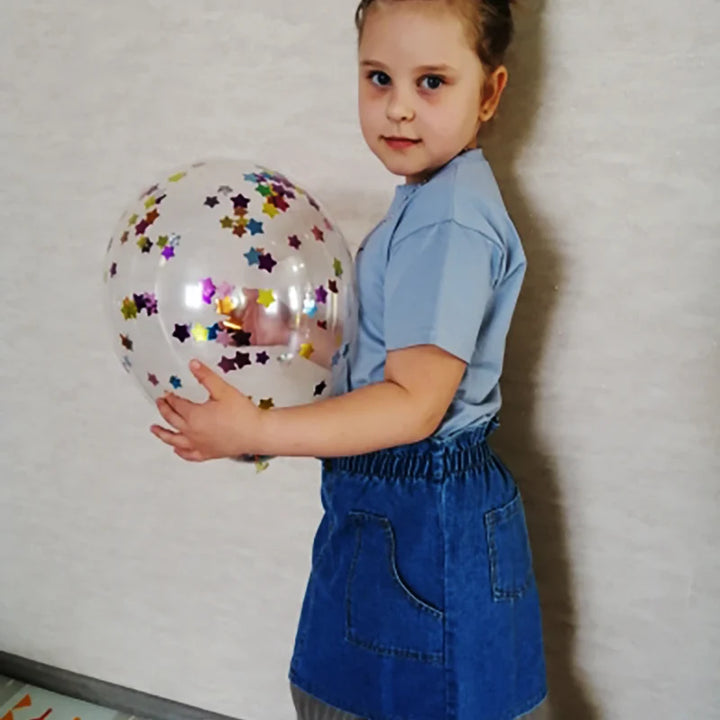 Transparent Confetti Balloons