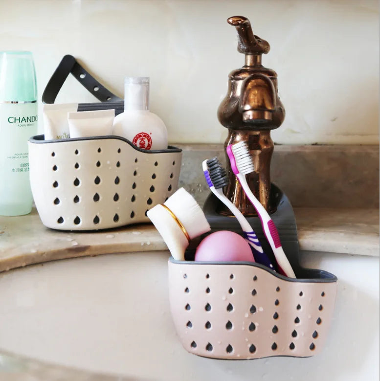 Soap Sponge Drain Sink Rack