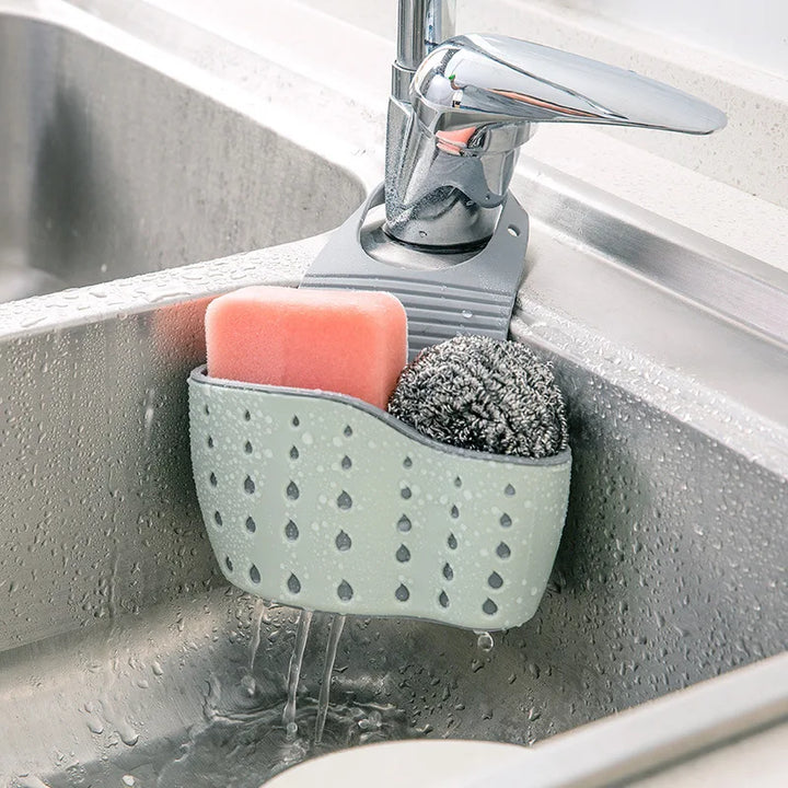 Soap Sponge Drain Sink Rack