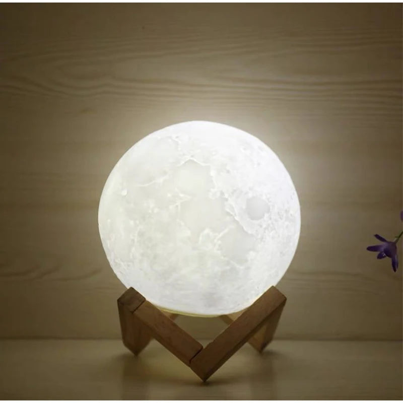 3D LED Night Light Moon Lamp