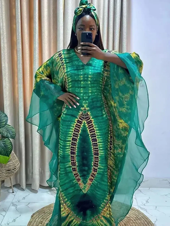 African Traditional Dashiki/Ankara Maxi Dress