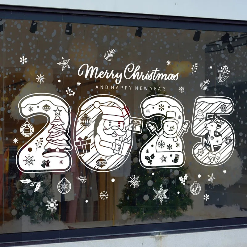 Christmas Electrostatic Window Sticker