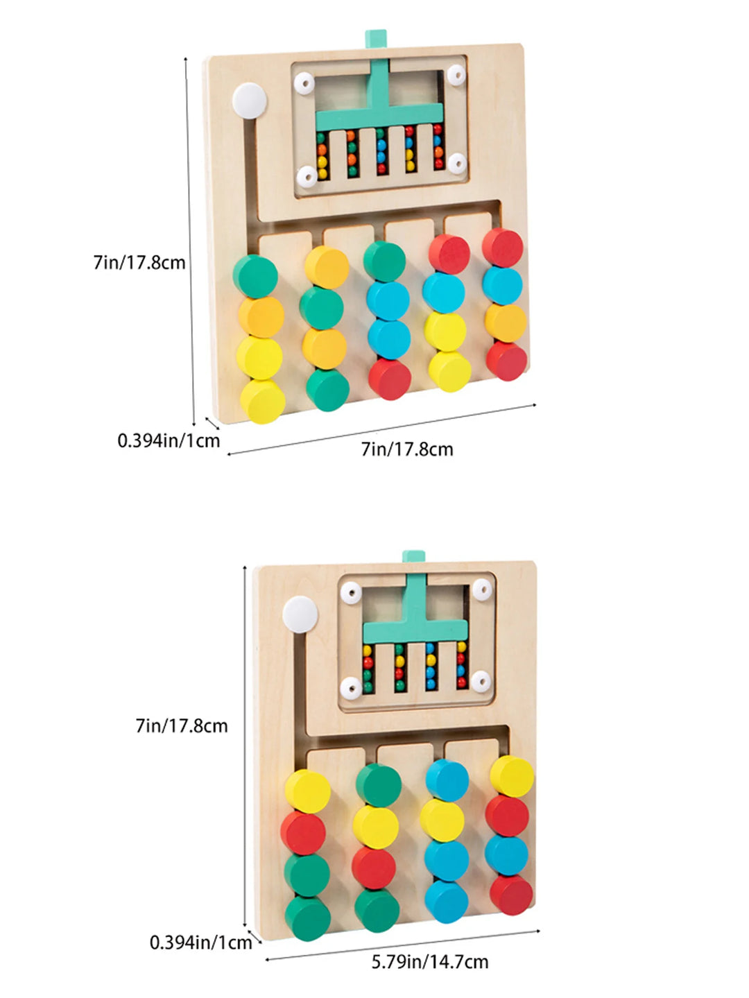 Montessori Wooden Matching Puzzles Games