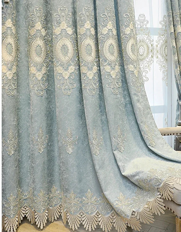 Set of Luxury Chenille Curtains