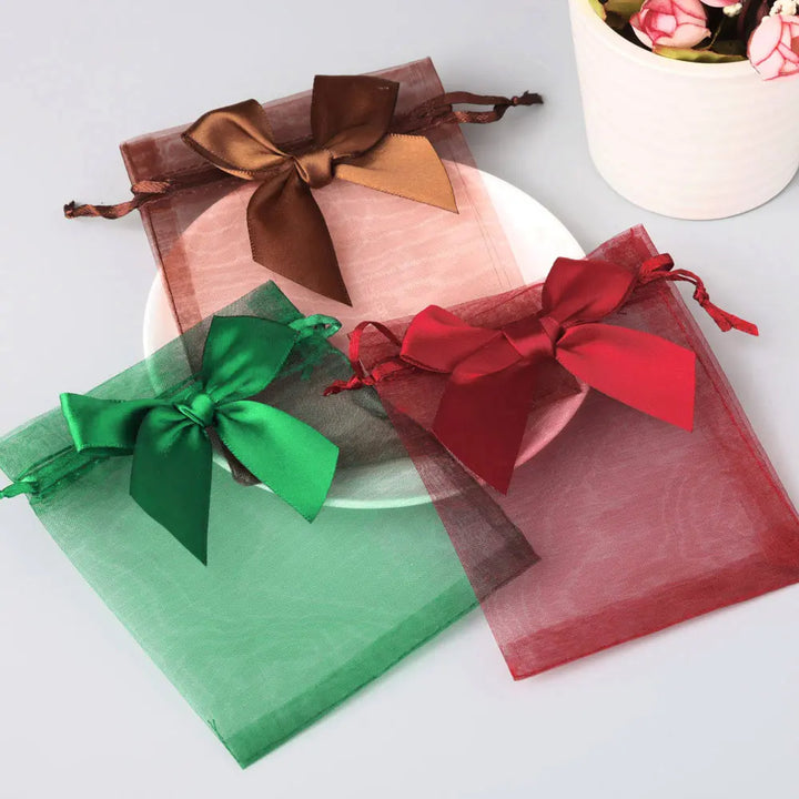 Bowknot Christmas Party Candy Bags