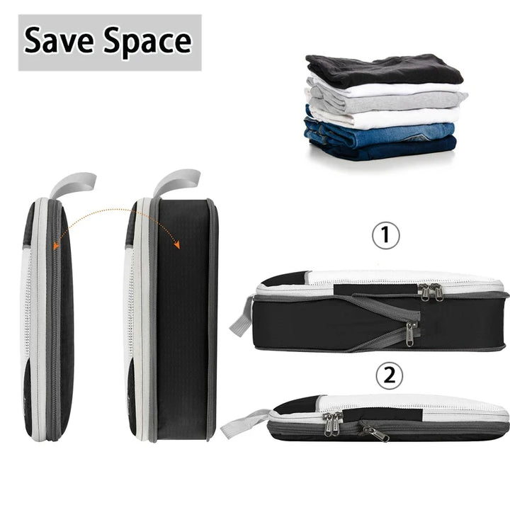 Portable Clothes Storage Suitcase Bag