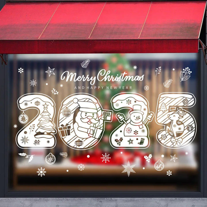 Christmas Electrostatic Window Sticker