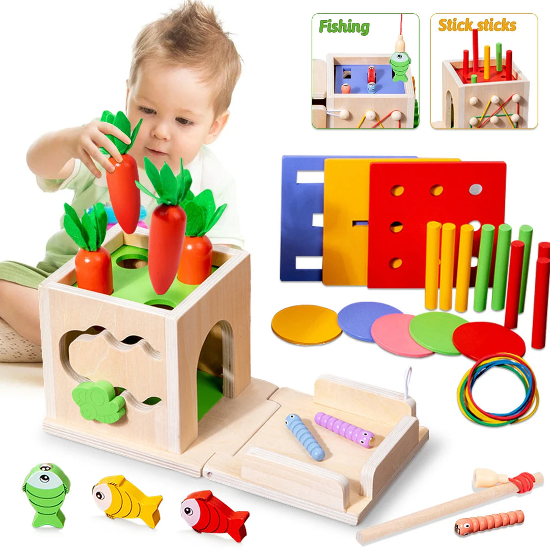 8 In 1 Montessori Wooden Play Kit toys