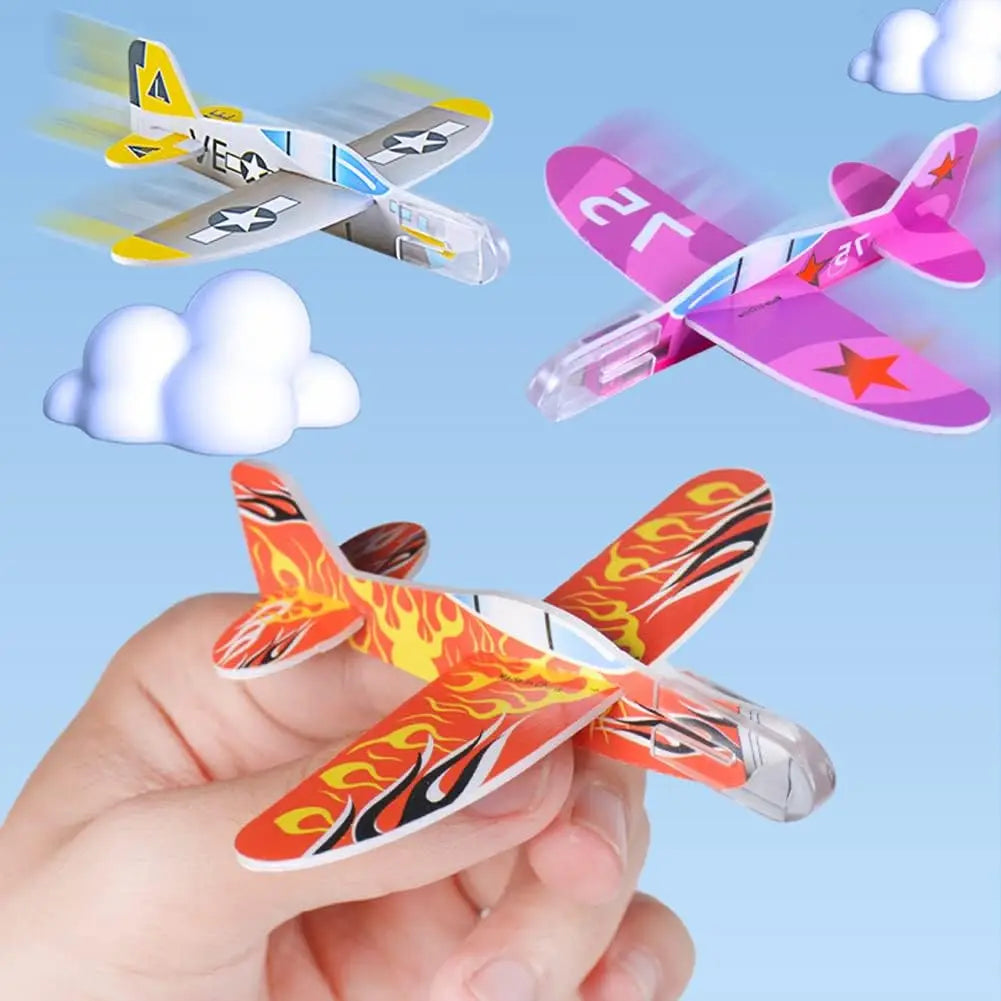 Kid's DIY Multicolor Foam Airplane Toys