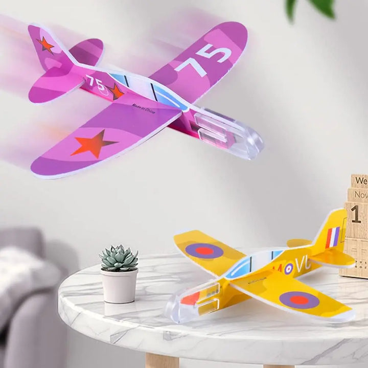 Kid's DIY Multicolor Foam Airplane Toys