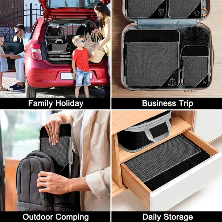 Portable Clothes Storage Suitcase Bag