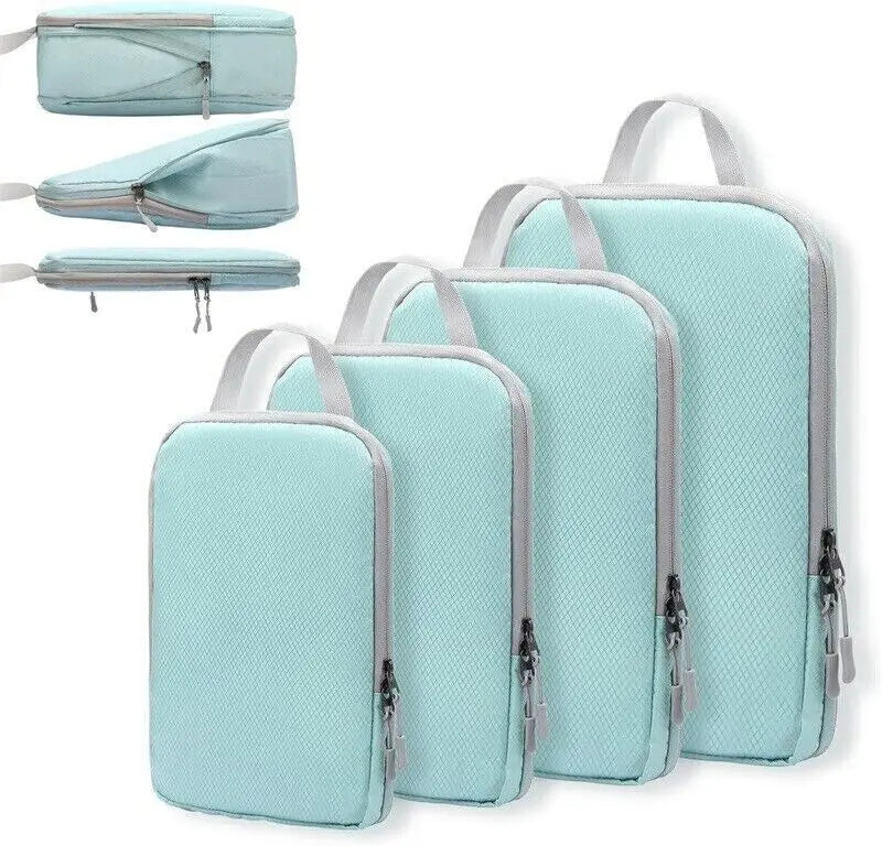 Travel Compression Packing Cubes Bags