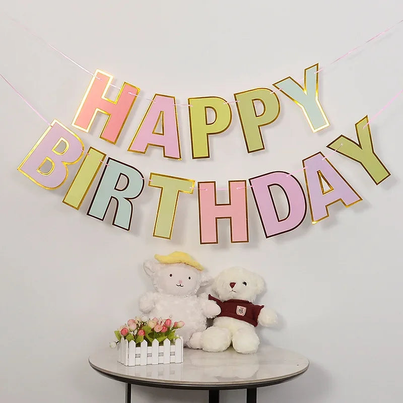 Happy Birthday Party Decoration Banner