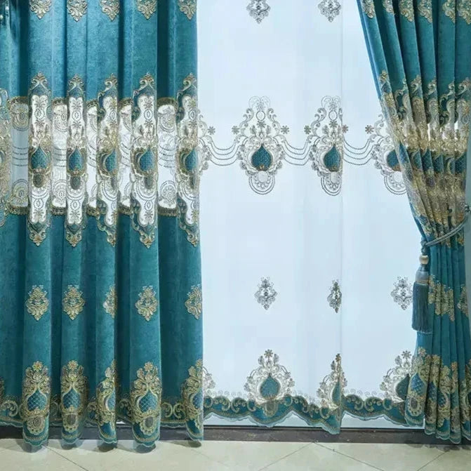 Curtain Set Includes panels and valance